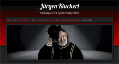 Desktop Screenshot of juergenkluckert.de